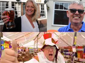 Clockwise from top left: Lesley Hunter of the Lord Nelson, Lee Hughes at the Red Hackle and Norman Scott of Dougie's Tavern.
