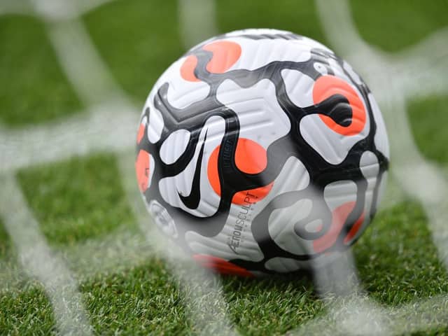 Premier League Nike Flight match bal. (Photo by Nathan Stirk/Getty Images)
