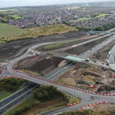 The second bridge deck and footbridge are clearly visible in this shot