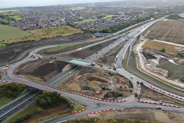 The second bridge deck and footbridge are clearly visible in this shot