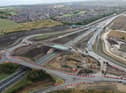 The second bridge deck and footbridge are clearly visible in this shot