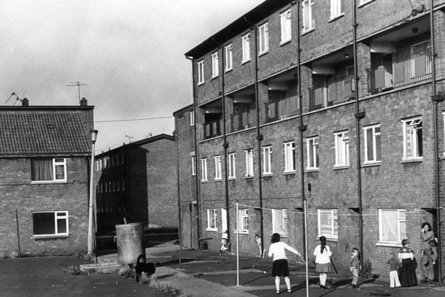 A view of Queens Road, Jarrow, from 45 years ago.