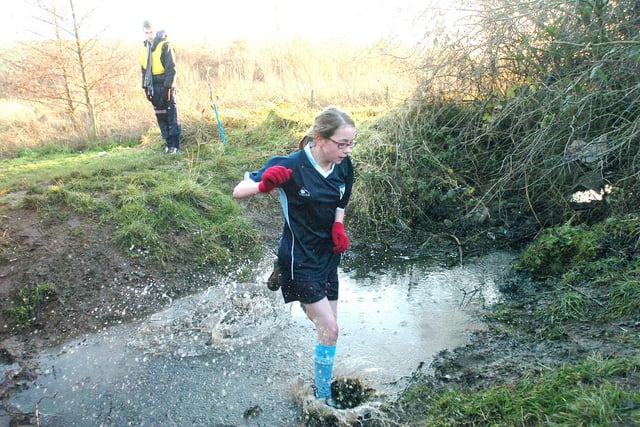 Cross country running under way at Summerhill in 2008.