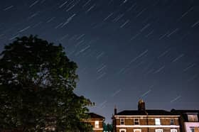 Meteor shower.