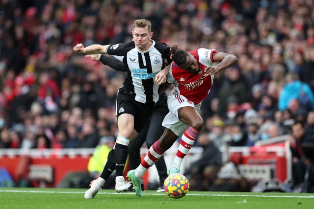 Fielded at right-back following a defensive reshuffle, needed treatment after a first-half collision with Dubravka