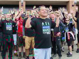 Jeff Stelling pictured outside the Stadium of Light.