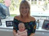 Christine Haldane and her granndaughter Cora, who was born just weeks before she was diagnosed with ovarian cancer for the second time.