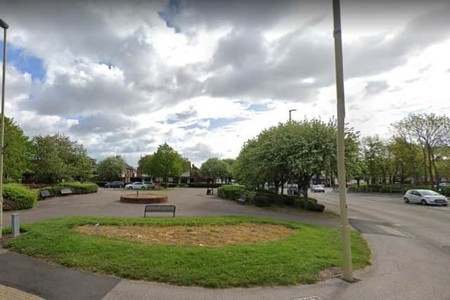 Proposed site of new war memorial between Hubert Street and Cotswold Lane, Boldon Colliery Picture: Google Maps