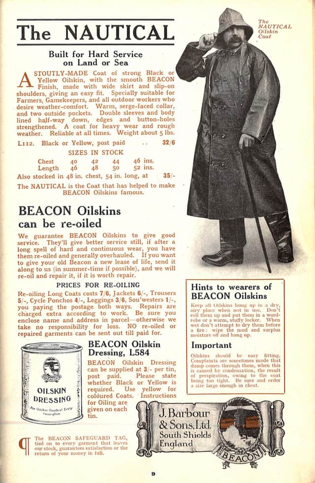 Rewaxing was first offered as a service in its 1921-22 catalogue