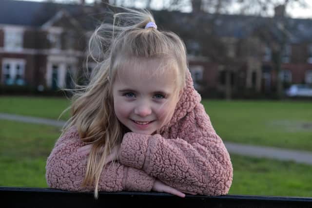 Jarrow youngster Harriet Corr, six, is doing well with her school lessons after a year of wonder-drug Orkambi.
