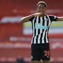 Newcastle United head coach Steve Bruce wants to sign Joe Willock on a permanent basis from Arsenal. (Photo by DAVID KLEIN/POOL/AFP via Getty Images)