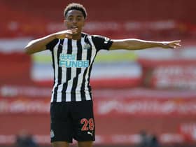Newcastle United head coach Steve Bruce wants to sign Joe Willock on a permanent basis from Arsenal. (Photo by DAVID KLEIN/POOL/AFP via Getty Images)