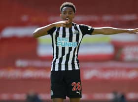 Newcastle United head coach Steve Bruce wants to sign Joe Willock on a permanent basis from Arsenal. (Photo by DAVID KLEIN/POOL/AFP via Getty Images)