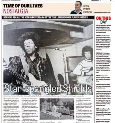 The Gazette story which renewed interest in the Jimi Hendrix gig in South Shields.