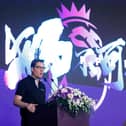 SHANGHAI, CHINA - JULY 19: Richard Masters of Premier League speech during PPTV Press conference on July 19, 2019 in Shanghai, China. (Photo by Fred Lee/Getty Images for Premier League)