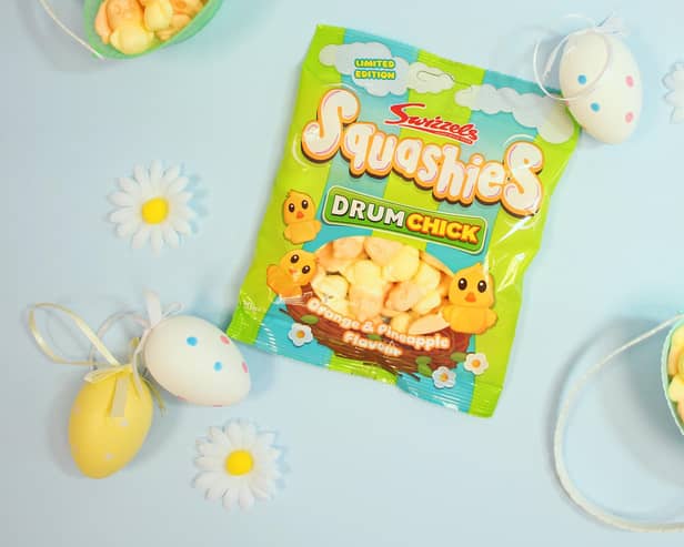 Swizzels Easter Drumchick Squashies.
