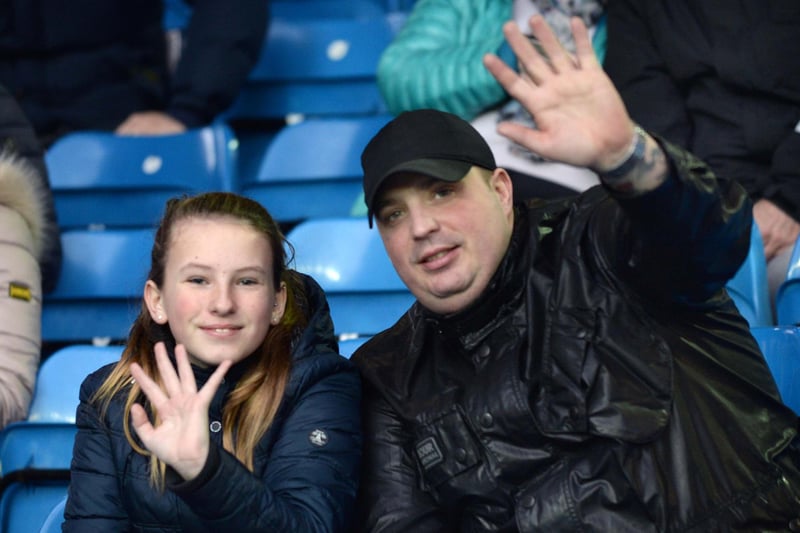 Wednesday fans before the 2-0 win over Leeds United at Elland Road in January 2020.