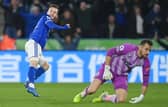 James Maddison of Leicester City celebrates after scoring their side's fourth goal during the Premier League match between Leicester City and Newcastle United at The King Power Stadium on December 12, 2021 in Leicester, England. (Photo by Gareth Copley/Getty Images)