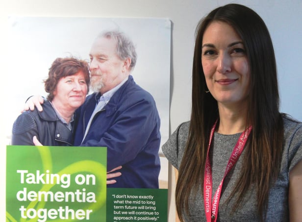 Danielle Cooper, area manager for the Alzheimer’s Society in South Tyneside.