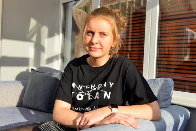 Abbie Young is fundraising for the Anthony Nolan Trust following life-saving treatment.