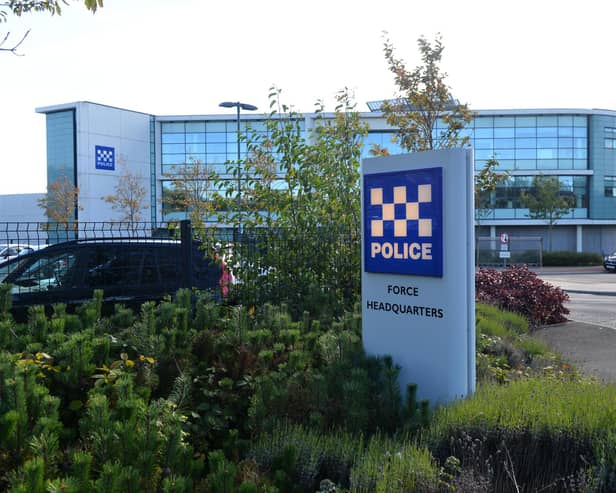Northumbria Police headquarters.