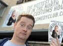Jason Cook, pictured as his Comedy Club at the Customs House launched.