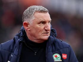 Tony Mowbray during his time in charge at Blackburn. (Photo by Lewis Storey/Getty Images)