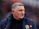 Tony Mowbray during his time in charge at Blackburn. (Photo by Lewis Storey/Getty Images)