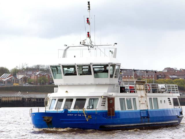 The Shields Ferry is suspended due to Storm Babet. 