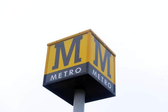 Metro services have been delayed due to a points failure.
