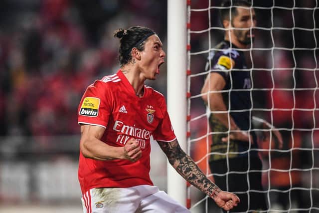 Benfica striker Darwin Nunez (Photo by PATRICIA DE MELO MOREIRA/AFP via Getty Images)