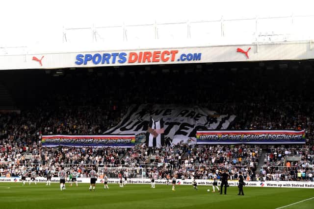 10,000 fans will be present inside St James's Park for Newcastle United's Premier League clash with Sheffield United. (Photo by Stu Forster/Getty Images)