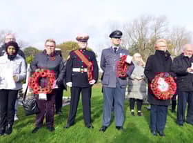 Friends of Westoe Cemetery Remembrance Service at Dr Winterbottom's tomb.