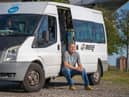 Ex-soldier and University of Sunderland student Andrew Marshall who is travelling around the coast of England to raise funds to mark World Mental Health Day.
