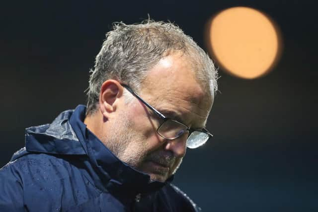 Leeds United head coach Marcelo Bielsa. (Photo by Lewis Storey/Getty Images)