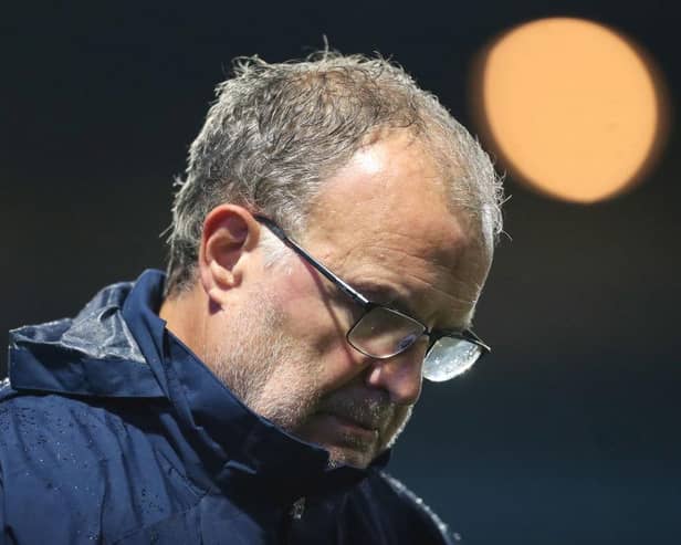 Leeds United head coach Marcelo Bielsa. (Photo by Lewis Storey/Getty Images)