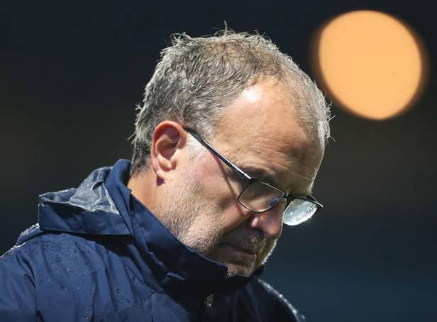 Leeds United head coach Marcelo Bielsa. (Photo by Lewis Storey/Getty Images)