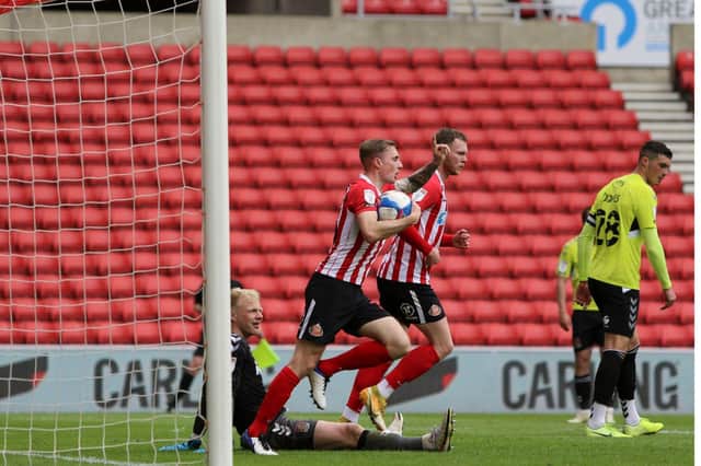 Carl Winchester scored his first Sunderland goal on Sunday