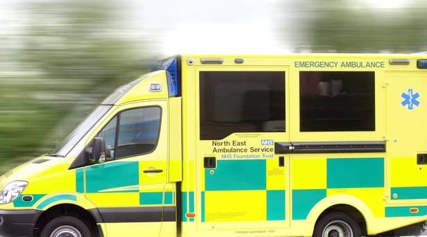 A casualty has been taken to hospital following a road traffic collision on the A19.