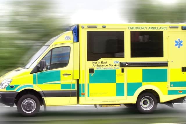 A casualty has been taken to hospital following a road traffic collision on the A19.