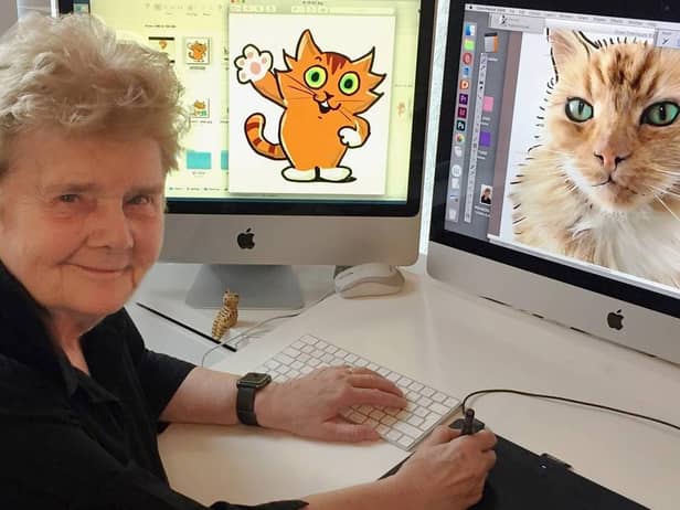 Sheila Graber whose life and work has been heralded in a DVD on her 80th birthday.