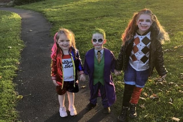 Scarlet, Jude and Harley bring some comic characters to life.