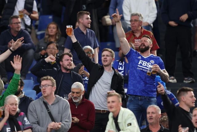 Leicester City supporters were the most negative on social media last season and had an average fan happiness score of 2.69.