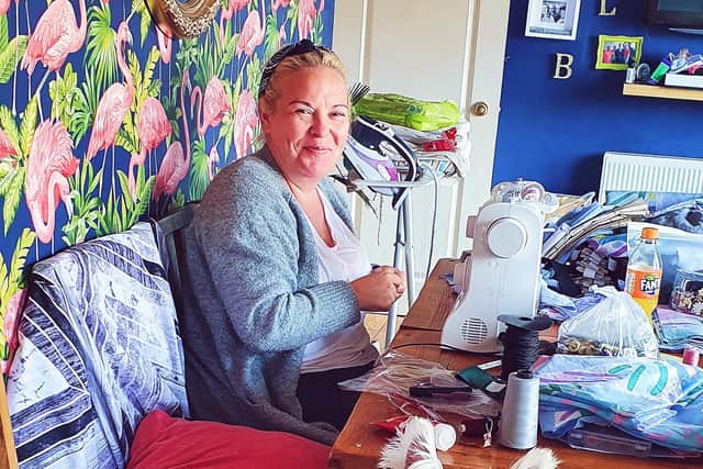 Marie Scott has made hundreds of much-needed items for the NHS frontline