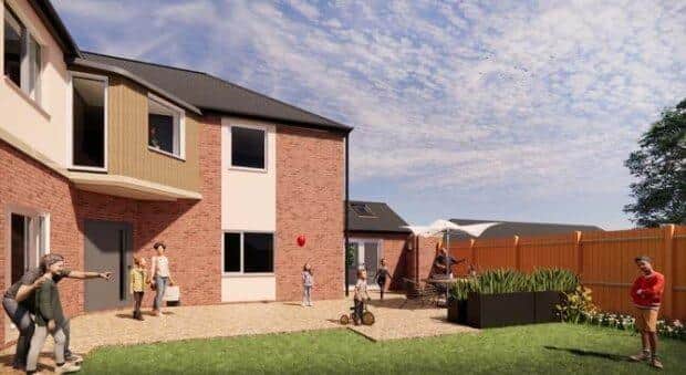 3D picture of how proposed residential children’s home on corner of Grant Street and Hill Street, Jarrow, could look Credit: JDDK Architect