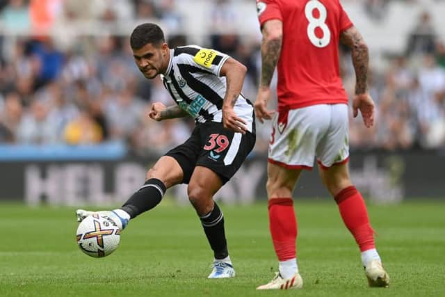 Bruno Guimaraes display against Nottingham Forest impressed Alan Shearer. (Photo by Stu Forster/Getty Images)