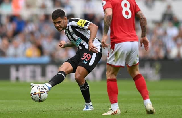 Bruno Guimaraes display against Nottingham Forest impressed Alan Shearer. (Photo by Stu Forster/Getty Images)