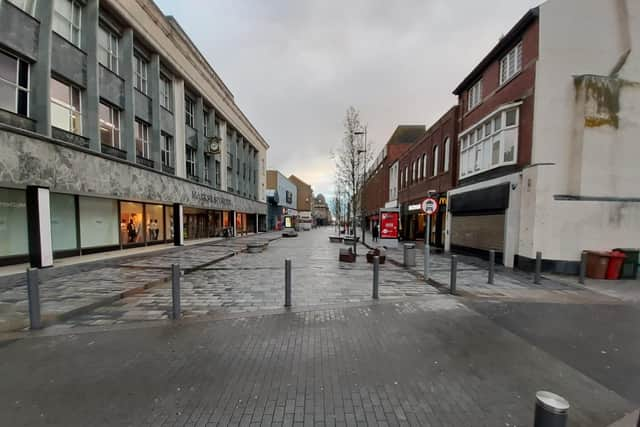 Quiet scenes on the first day of the third national lockdown.