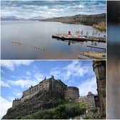 Scottish First Minister Nicola Sturgeon (right) wearing a face covering. Popular Scottish tourist destinations Edinburgh Castle (bottom left) and Loch Lomond (top left) also pictured.