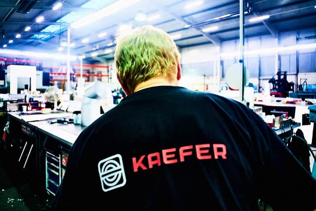 A KAEFER worker. The company has just won a contract to supply the Hinkley Point C nuclear power station project.